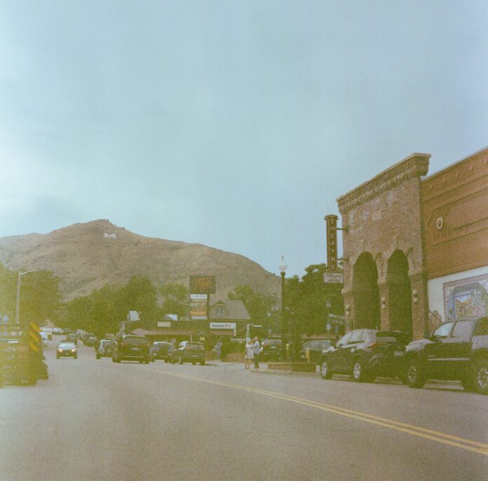 A photograph of downtown Boulder, Colorado.